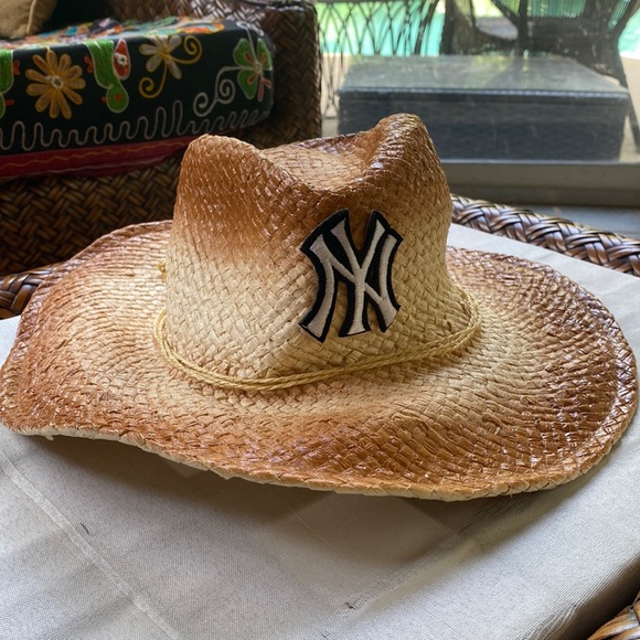 ny yankees straw hat
